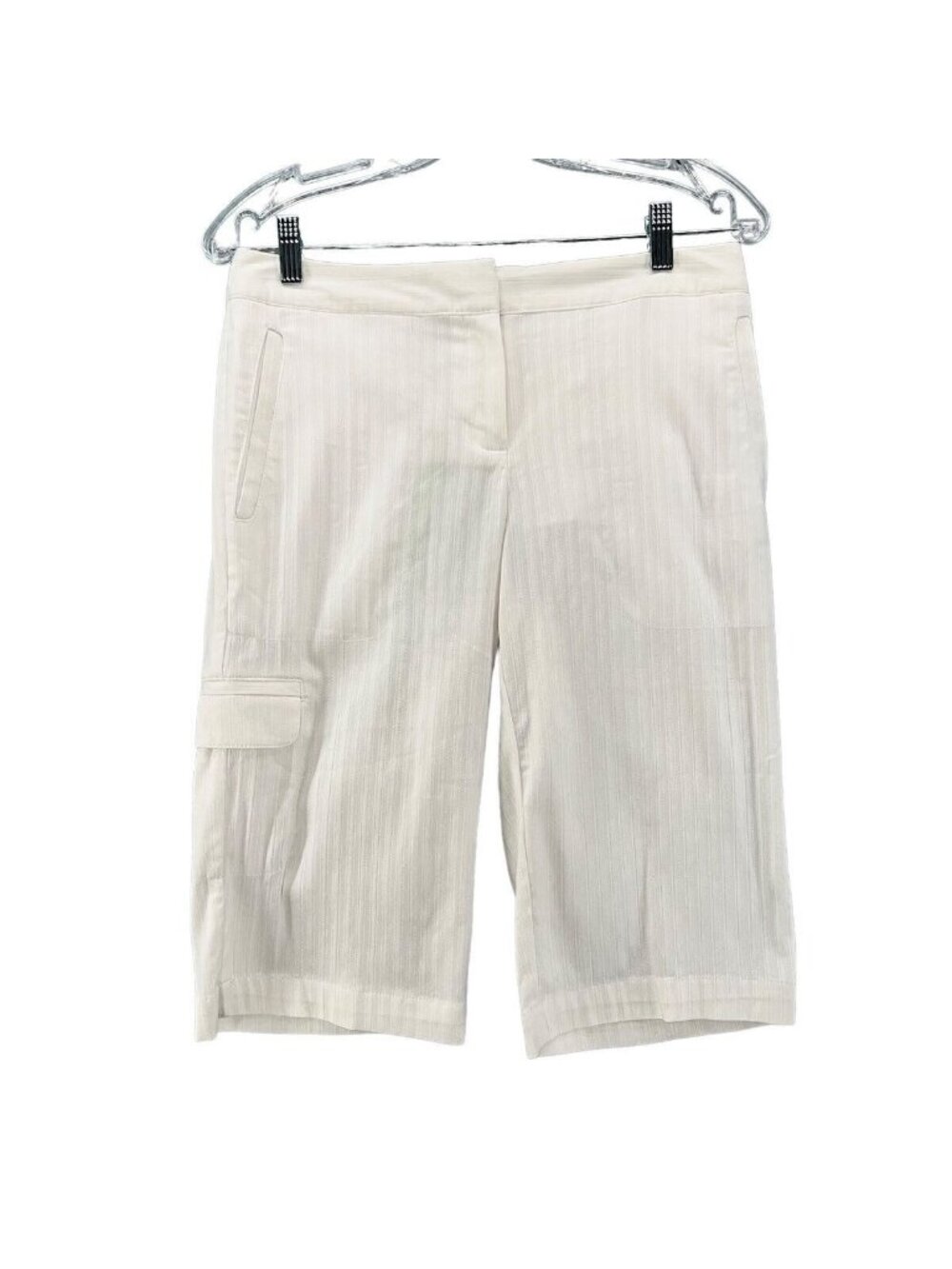 Izod Performx Basix Womens Cargo Shorts Size 2 Stretch Cool-FX Performance White